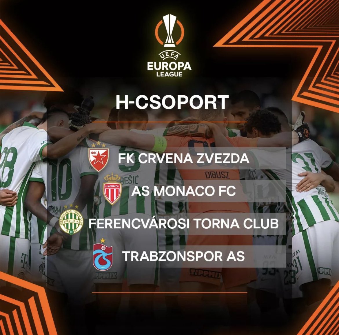 Ferencvárosi TC on X: Our opponents in the @EuropaLeague 💚🤍   / X