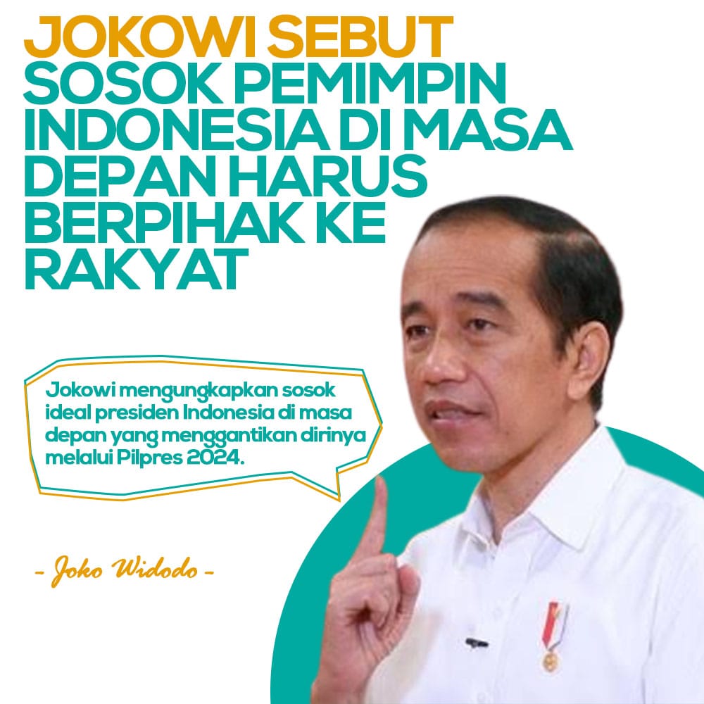 AprilianiArifah's tweet photo. Jokowi mengungkapkan sosok ideal presiden Indonesia di masa depan yang menggantikan dirinya melalui Pilpres 2024

Somi | #FerdySambo | #BLACKPINKatVMAs | #SNGoesToJakarta | #ASTRO | Dita |Daddies | Lele | Ya Allah | #BLACKPINKatVMAs | Sri Mulyani | Jepang https://t.co/y6jzNocz87