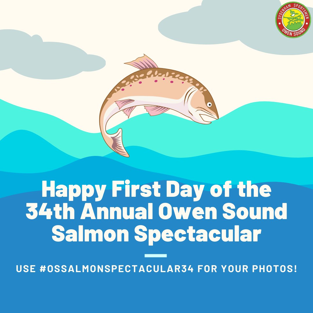 Happy First Day of the 34th Annual Owen Sound Salmon Spectacular!

Use #OSSalmonSpectacular34 on photos!

#sydenhamsportsmen #salmonfishing #greybruce #ontariofishing #ontariofestival #owensound #greybrucecounty #angler #fishing #owensoundsalmonspectacular #fish #fishingaddict