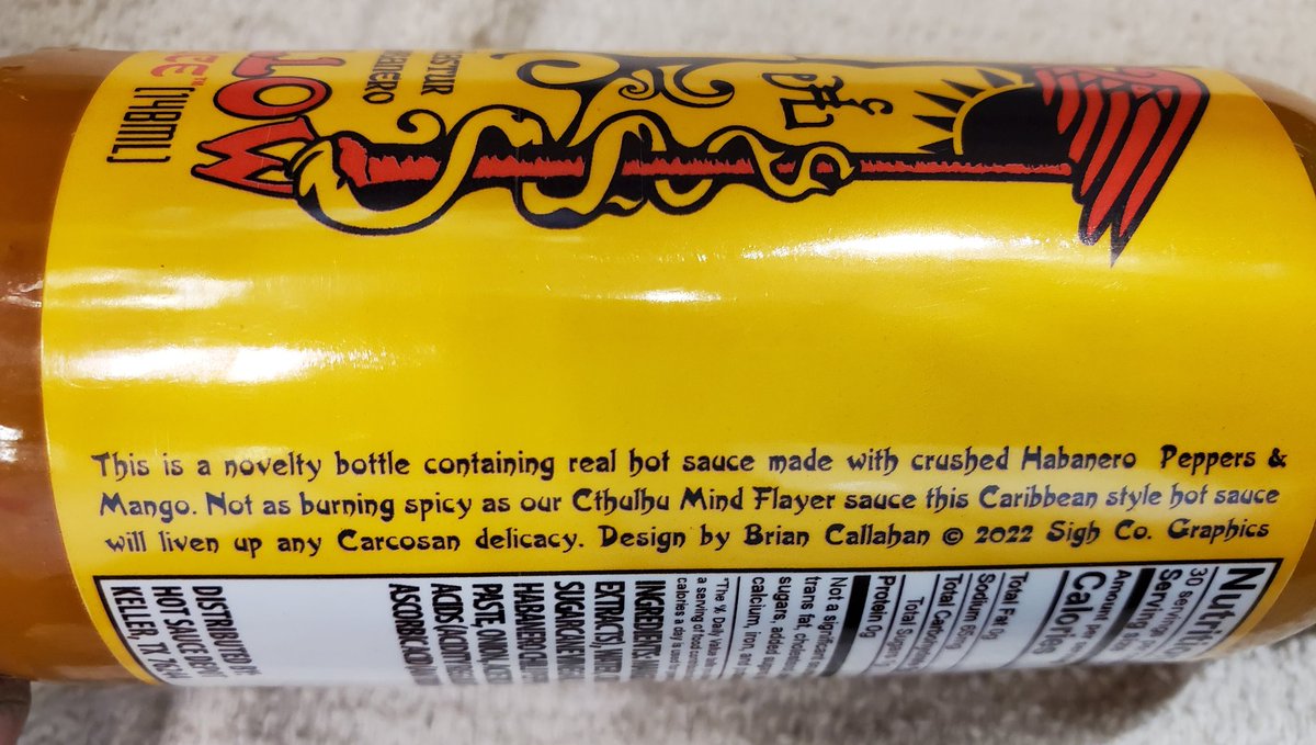 Starbuckle81's tweet photo. Sure, you may have seen #TheYellowSign, but do you have #TheKingInYellow HOT SAUCE????? https://t.co/Zokrtu1tyq