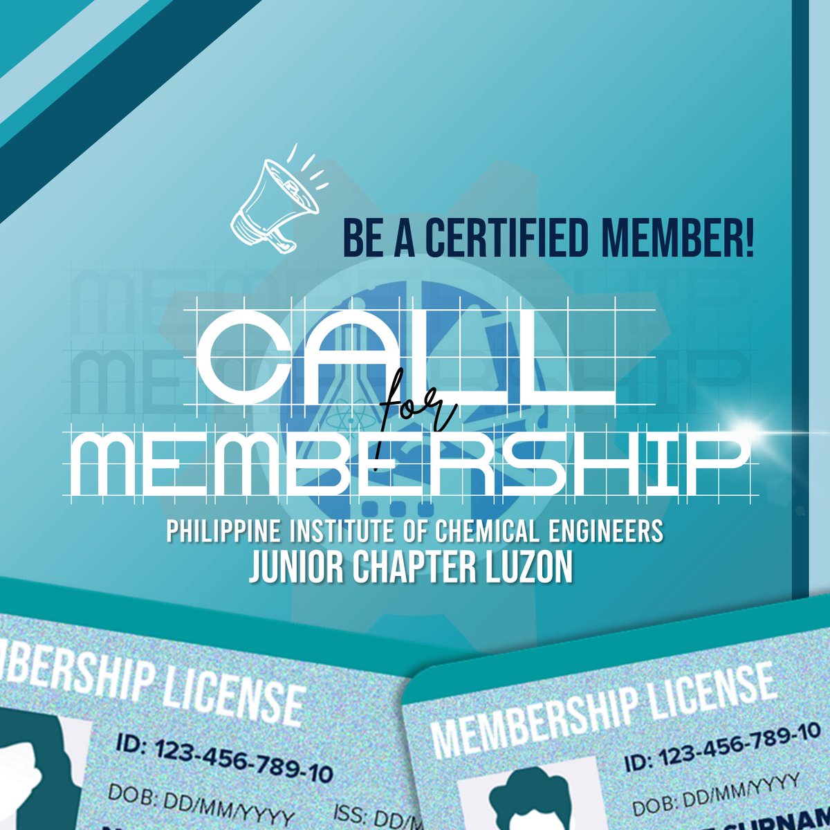 PIChEJCL's tweet image. 𝗖𝗔𝗟𝗟 𝗙𝗢𝗥 𝗠𝗘𝗠𝗕𝗘𝗥𝗦𝗛𝗜𝗣
A new chapter awaits endless possibilities. This academic year, PIChE-JCL is inviting you to be a part of the nationally-recognized umbrella organization that aims to unify all chemical engineering undergraduate student organizations in Luzon.