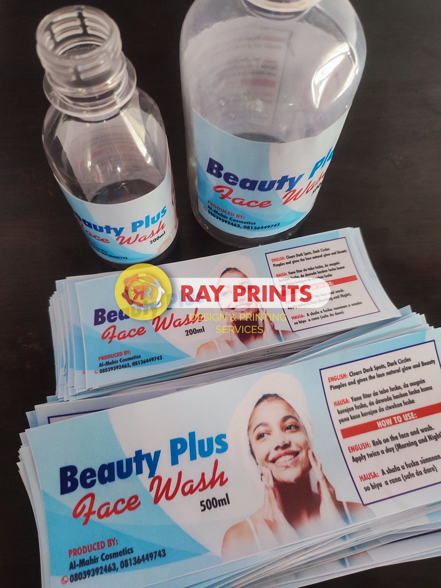rayprints's tweet photo. Customized stickers for Almahir cosmetics company

3x3 N4000 (100pcs)

Another size available as requested.

Location:Kaduna

Kindly retweet 🙏🙏🙏 https://t.co/0tqD2HS40Z