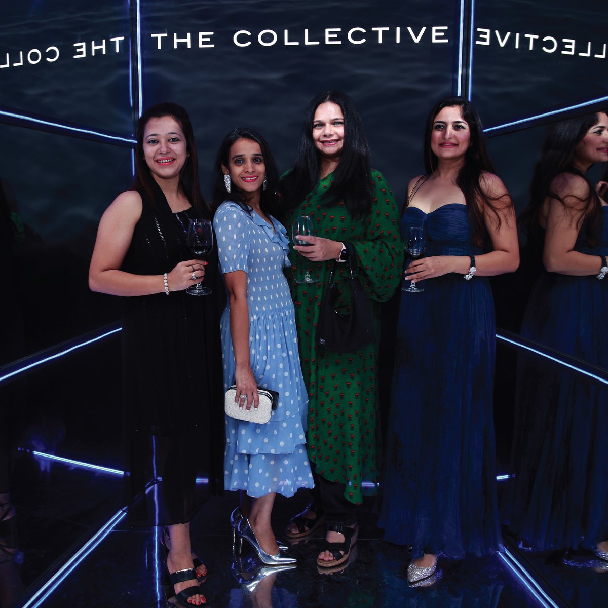 CollectiveIndia's tweet photo. We asked them to Light Up The Night and they sure did.โฃโฃ
โฃโฃ
The launch of our AW '22 Collection in Mumbai was an evening of glitz, glam, fashion and music.
#Collectiveindia #LightUpTheNight #AW22 #Nowinstore #NextStopKolkata https://t.co/45ZSxOpsUJ
