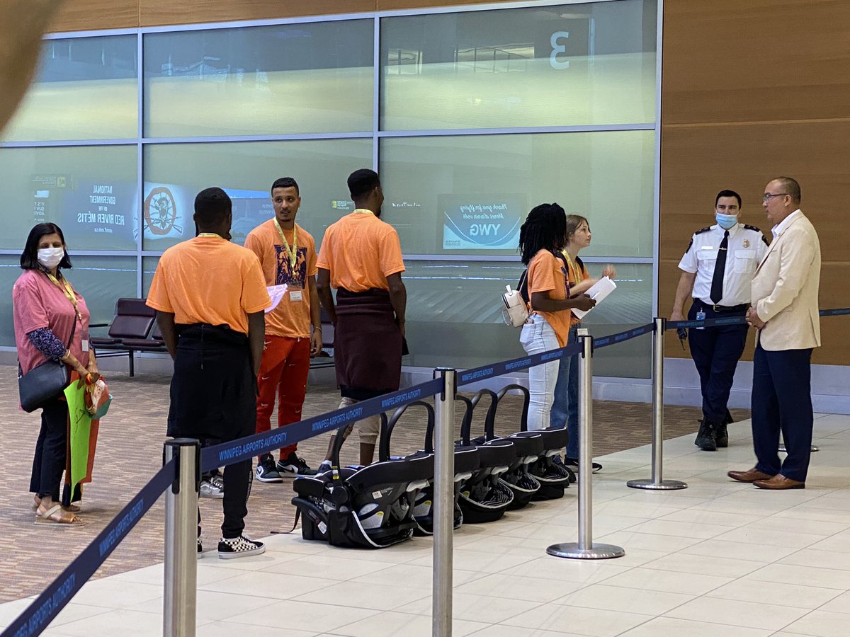 A charter flight carrying about 324 government-assisted Afghan refugees has landed in Winnipeg. It’s part of the Canadian government’s commitment to re-settle 40,000 Afghans after the Taliban take-over just over one year ago. 120 children on-board. <a href="/CBCManitoba/">CBC Manitoba</a> <a href="/CBCNews/">CBC News</a>