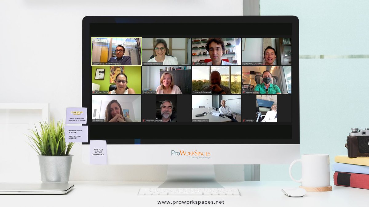 ACW_asociacion's tweet photo. ¡Lo estamos haciendo!, unir y conectar a operadores de #coworking #centrosdenegocios #workspaces y empresas relacionadas con el sector #flexoffice, ¿te apuntas?

La #directiva de Proworkspaces - Asociación en pleno brainstorming ⚡ 

#MoveToFlex 

🌐 https://t.co/X4mMNRewVq https://t.co/ofcjDcXksR
