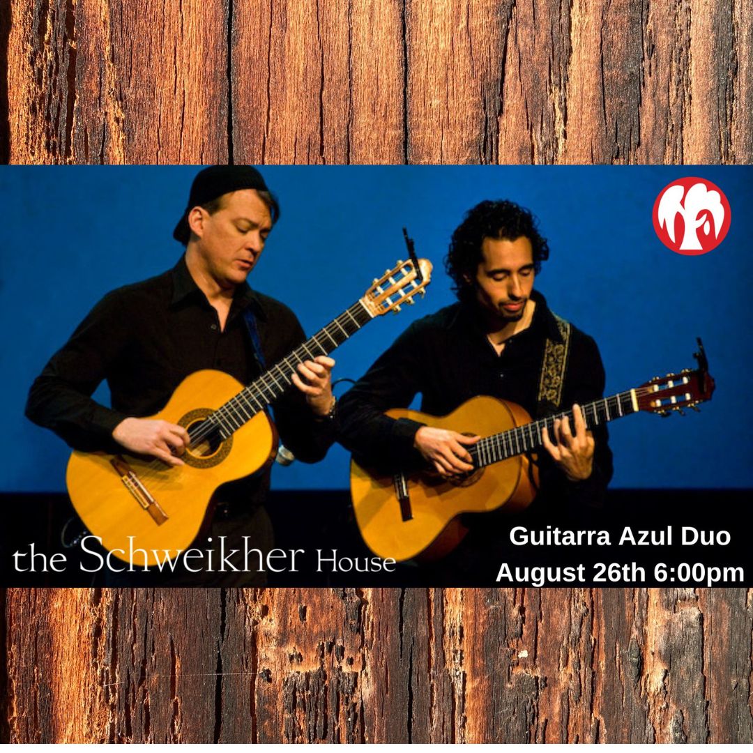 Weather is perfect this evening for an exciting guitar concert with a Latin and Flamenco flair on the historic grounds of the Schweikher House.

BYOB Ravinia style. Tickets in bio and on our website (events page).
#paulschweikher #guitarraazul #schaumburg #northwestsuburbs