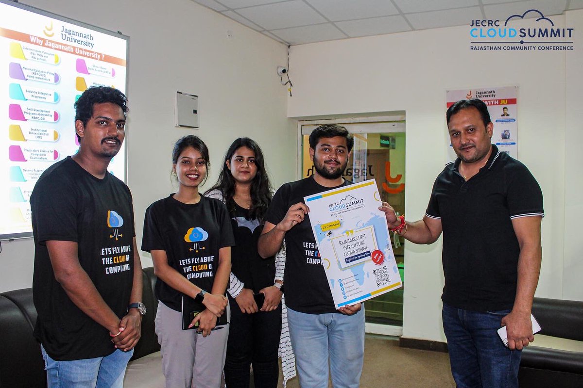Hey! An event being organised at a place remains in the boundary, but is it so 🤔? It’s not! 
JCS’s marketing wing spread all over the nation being uphold by these enthusiasts of our team, meeting all prominent people from different companies &amp; institutes in various terrains.