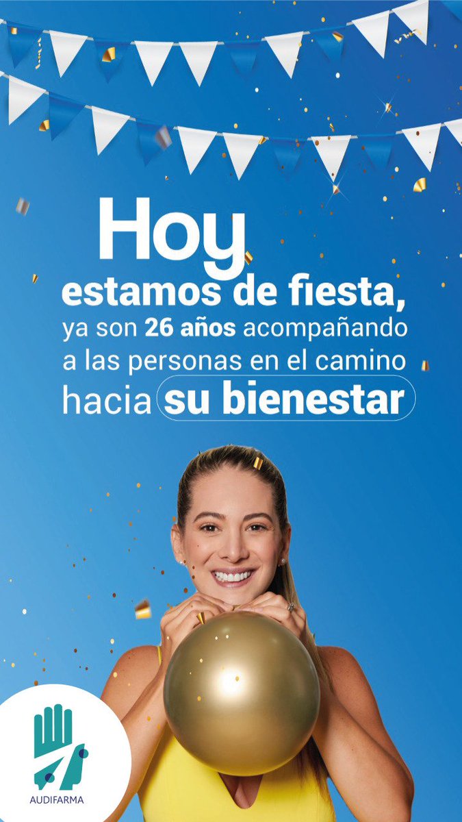 yanni_henao's tweet photo. Feliz cumple mi bella Audifarma, 26 añitos 💙💙💙... Que los cumplas feliz hasta el año sin fin. Gracias por tanto!!! #26años #Aniversario #YoSoyAudifarma @Audifarma_SA https://t.co/6RQQk75koe