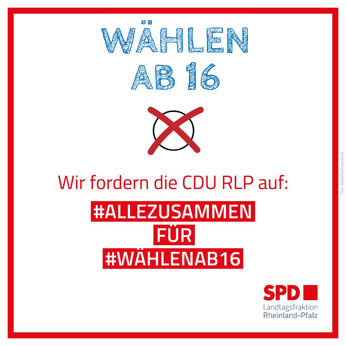 #Wählenab16: In 🇦🇹 stimmte konservative ÖVP schon 2007 zu, in #RLP CDU bis heute nicht. Klingt komisch, ist aber so.
Wir wollen das ändern &amp; die Landesverfassung anpassen.
Liebe CDU, gib deinen Widerstand auf. Trau jungen Leuten was zu. Mach mit bei #Allezusammen für #Wählenab16