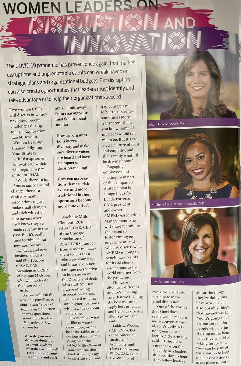 Loved all the <a href="/AssociationsNow/">Associations Now</a> Daily features for <a href="/daniduran/">Dani Duran Baron</a> <a href="/dontepshannon/">Donté Shannon, FASAE, CAE</a> <a href="/SharonNewport/">Sharon Newport, CAE</a> <a href="/Chells1215/">Michelle M. Clement</a>. Making great content at <a href="/ASAEannual/">ASAE Annual Meeting</a> #ASAE22.