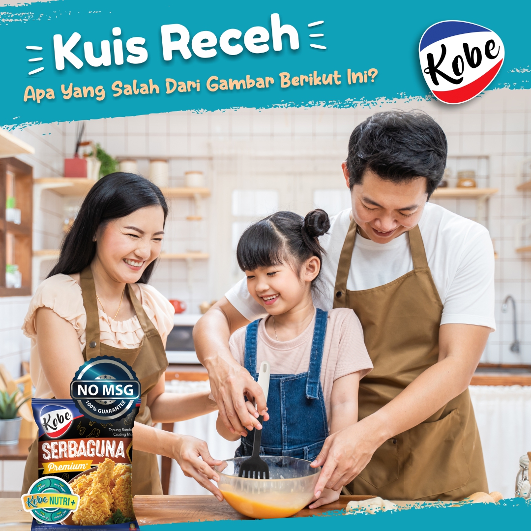 dapurkobe's tweet photo. KUIS RECEH: Apa Yang Salah Dari Gambar Berikut

Tebak apa yang salah dari gambar dan menangkan uang digital Total 500.000 untuk 5 Bestie yang
beruntung!

Yuk jawab yuk Bestie, siapa tau kamulah pemenangnyaaa..

#dapurkobe #tepungkobe
#AkuBarengKOBE https://t.co/oJqtBr5TRO