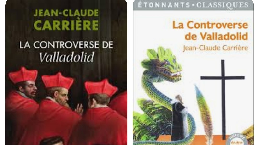 Loolou21's tweet photo. 𝐿𝑎 𝑐𝑜𝑛𝑡𝑟𝑜𝑣𝑒𝑟𝑠𝑒 𝑑𝑒 𝑉𝑎𝑙𝑙𝑎𝑑𝑜𝑙𝑖𝑑 de Jean-Claude Carrière est facile à lire, très bien écrit #VendrediLecture 
Si l'esclavage existe malheureusement depuis longtemps, cet ouvrage propose une effroyable analyse historique raciste à la chute glacante #concil https://t.co/hfDk5Eek5c
