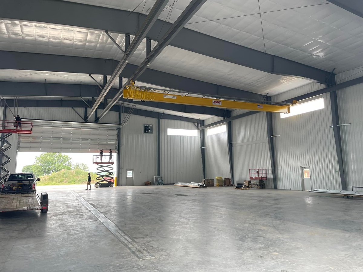 TC_Implement's tweet image. Our new addition in Orange city has made some serious headway this week! #tcimplement #caseih #grasshoppermowers #harvest22 #harvest2022 #orangecity @OrangeCityIA #farmlife