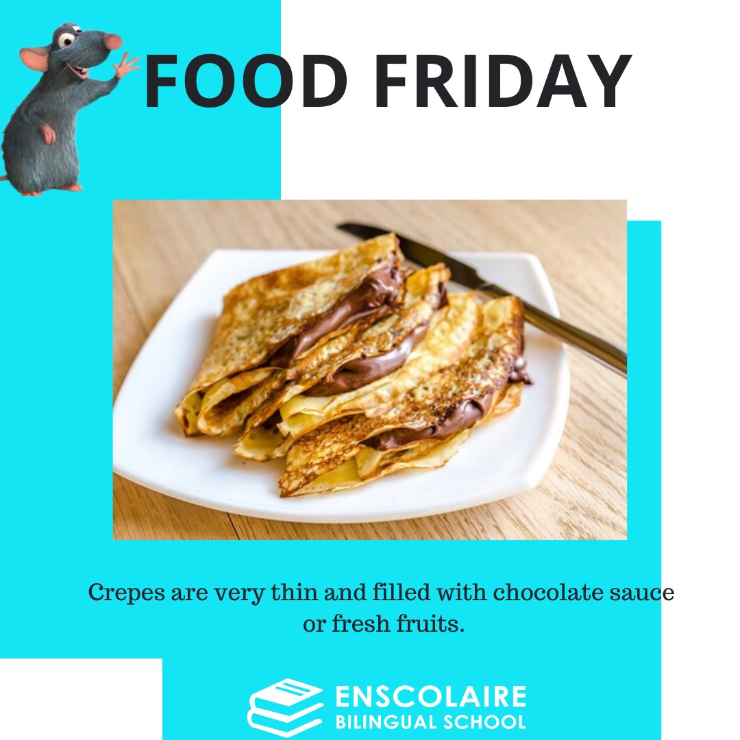enscolaire's tweet photo. Hey @citywaterloo and @cityofkitchener,
What do you like to put on your crepes? Comment π
#privateschool #education #school #elementaryschool #students #bilingual #french #learning #educationmatters #childdevelopment #phonics #math #fsl #addedbonus #foodfriday #enscolaire https://t.co/dIuNvi7VjW