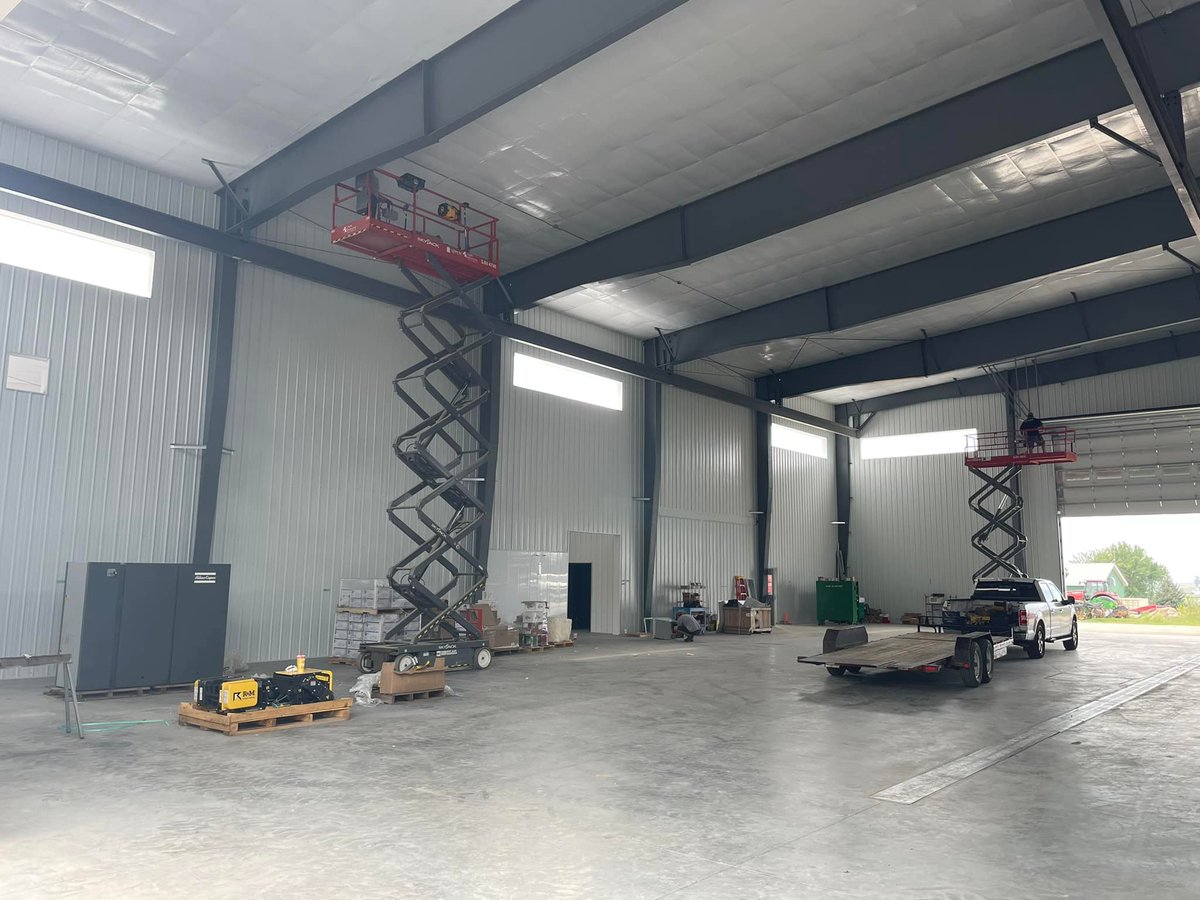 TC_Implement's tweet image. Our new addition in Orange city has made some serious headway this week! #tcimplement #caseih #grasshoppermowers #harvest22 #harvest2022 #orangecity @OrangeCityIA #farmlife