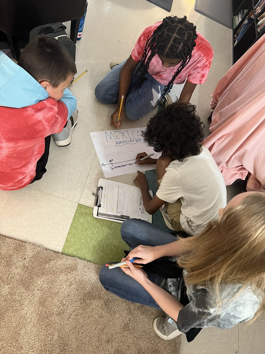 edgellcation's tweet photo. Become the expert and teach the class… the collaboration on these anchor posters is in full action. @ChristianaES1 #Edgellcation #RCSELAVisioninAction #EsperanzaRising #Connections #TeachtheClass https://t.co/sZxVKEXcsg