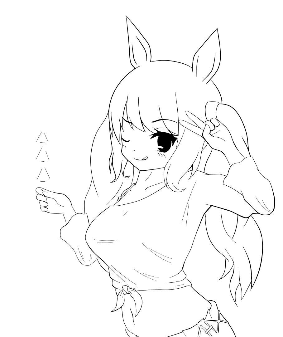 私服ジョーダン線画が何とかかんとか9割完成😗 