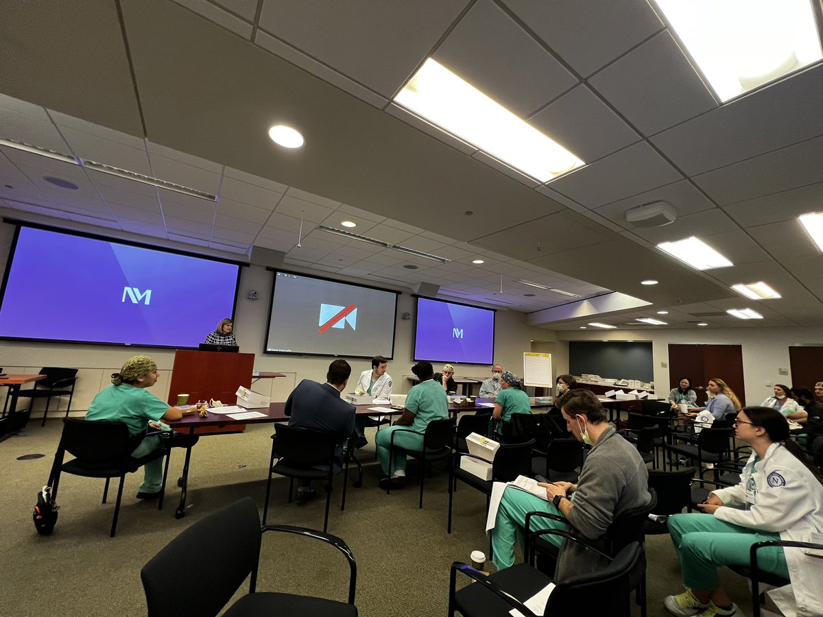 Bystander training and importance of being an ally walking through how to speak up in uncomfortable situations. Following <a href="/JFreischlag/">Julie Freischlag, MD</a> <a href="/WakeForest/">Wake Forest University</a> model. #SpeakUp #StrongerTogether <a href="/purplesurg/">NW Gen Surg Residents</a> <a href="/NMSurgery/">Northwestern Surgery</a>