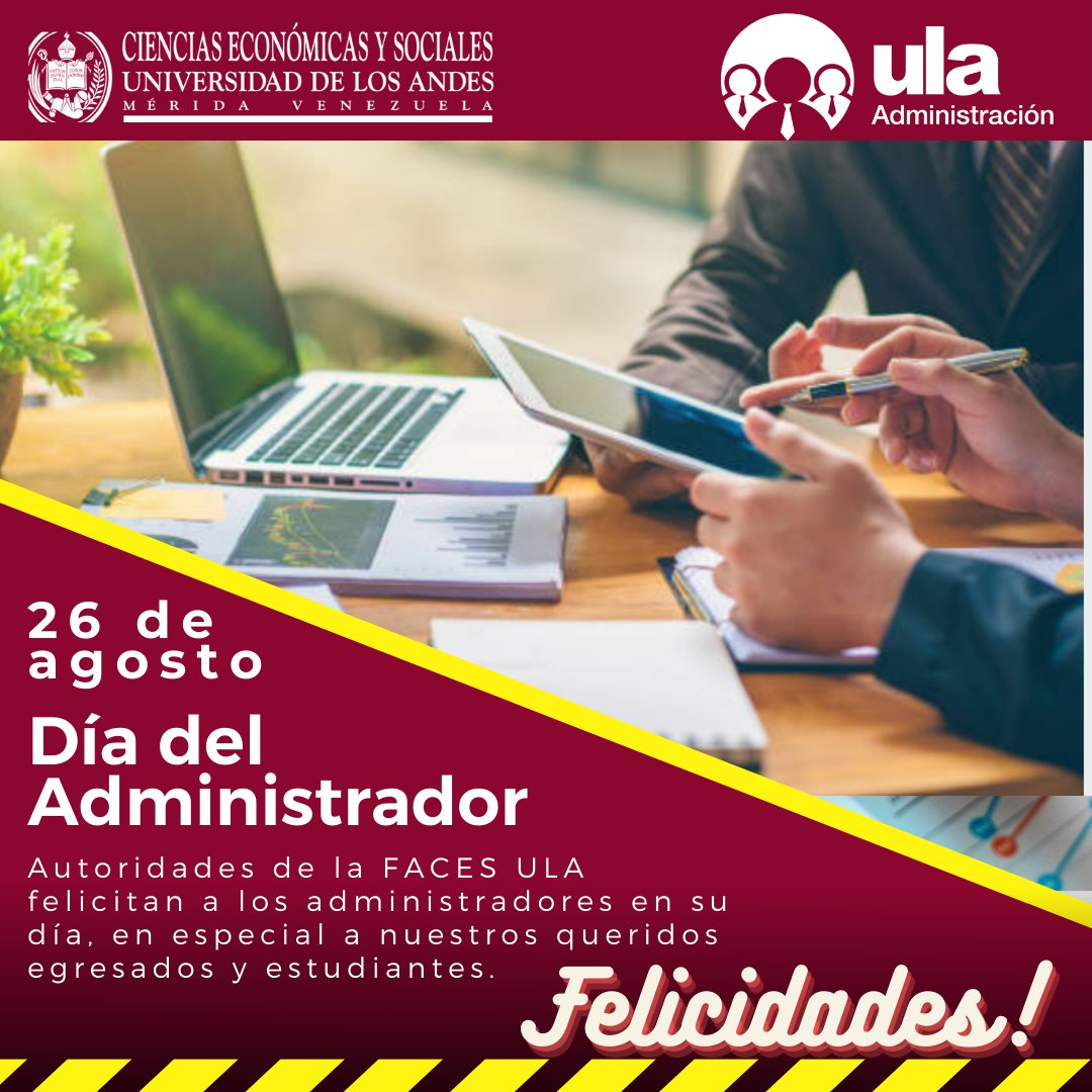 Felicitamos a los Administradores en su día,  en especial a nuestros egresados 🎉🎉
.
.
.
#FACESULA #felicidades #adminitradores #ula
@clademerida