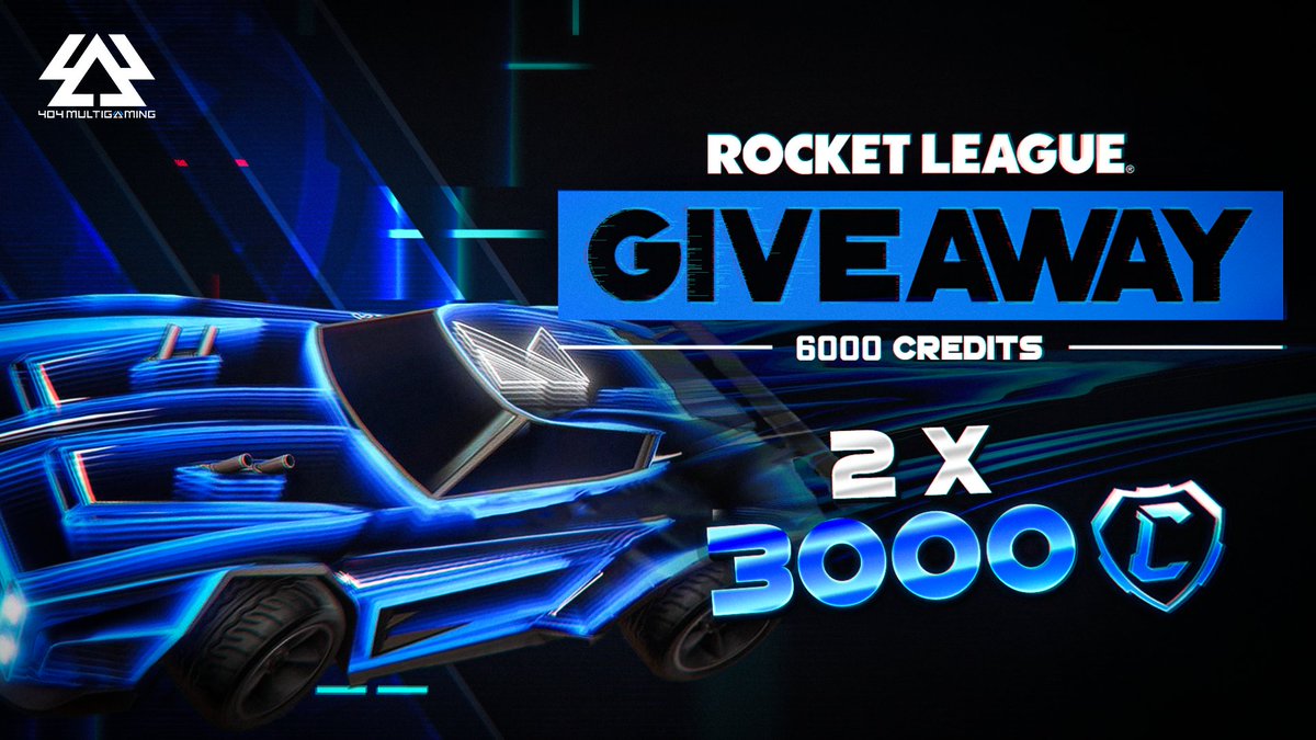 Heute gehts für unsere Jungs in den 4. Spieltag der <a href="/NitroLeagueRL/">Nitro League Legacy</a>.💪Zur Feier unseres neuen #RocketLeague-Teams verlosen wir 2 x 3000 Credits! 🥳

➡️Folgt <a href="/404_Multigaming/">404 Multigaming e.V.</a> 
➡️Folgt <a href="/VarsiusLP/">Varsius</a>, <a href="/xNioo1/">xNioo</a>, <a href="/Zenit_999/">Zenit.</a>, @R0CKET_M0NSTER &amp; <a href="/emin__rl/">emin</a> 
🔃Retweet

#LIMITSNOTFOUND #Giveaway