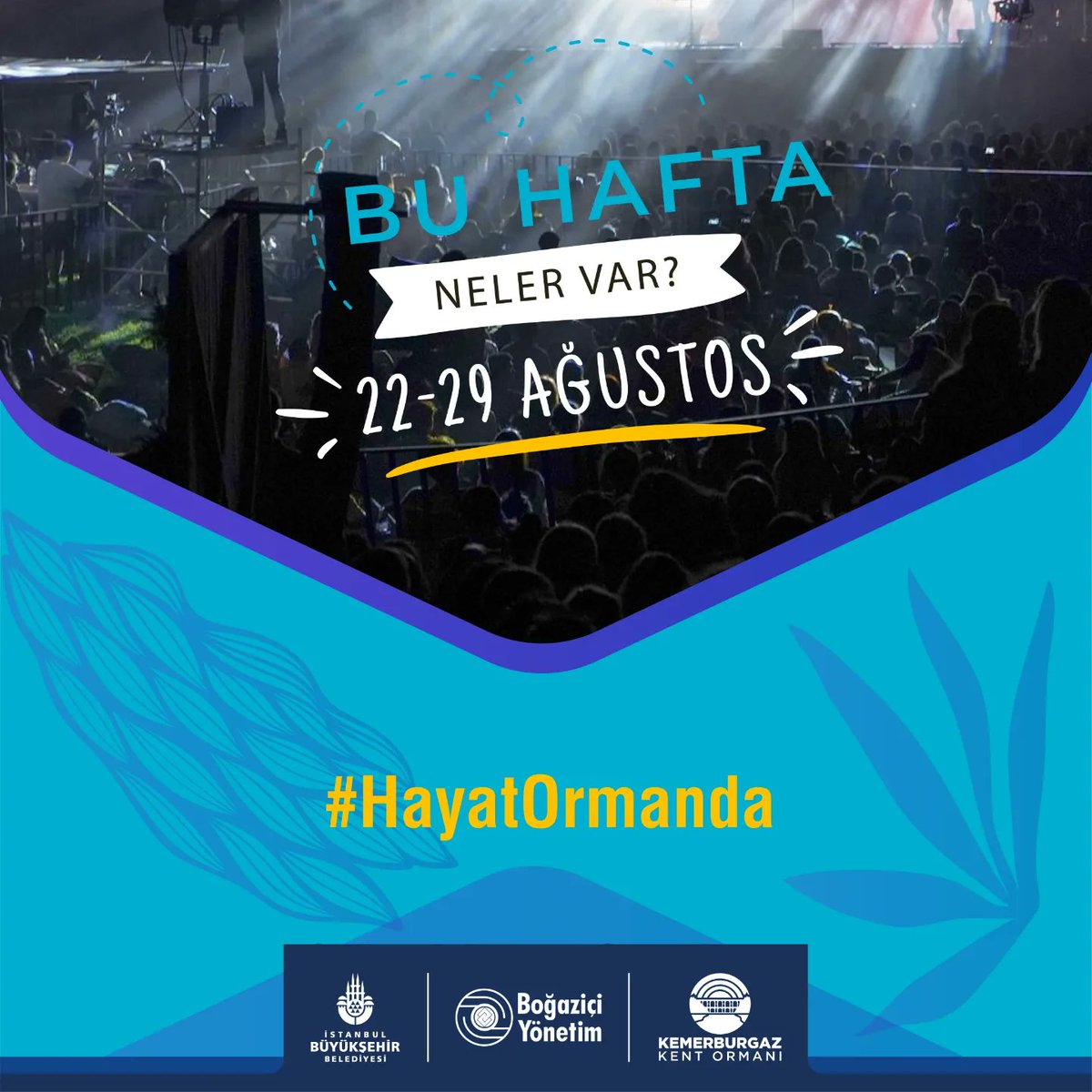 OrmanKent's tweet photo. 🌳📅 Bu hafta sonu #KemerburgazKentOrmanı müzik dolu... 🎤 İster jazz ister rap; en iyi müzik için sizleri bekliyoruz! 🎷

#HayatOrmanda #KentOrman #doğa #etkinlik #aktivite #konser #Şanışer #rap #rapmüzik #FuatErgin #SokratSt #Ados #JazzMatiz #jazz #caz #cazmüzik https://t.co/wUjlvW69cs