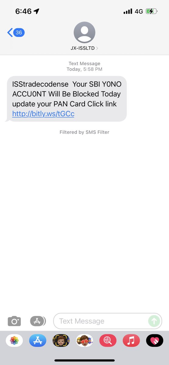 msarves's tweet photo. @TheOfficialSBI Again Received Different msg https://t.co/px8oYYvGL6