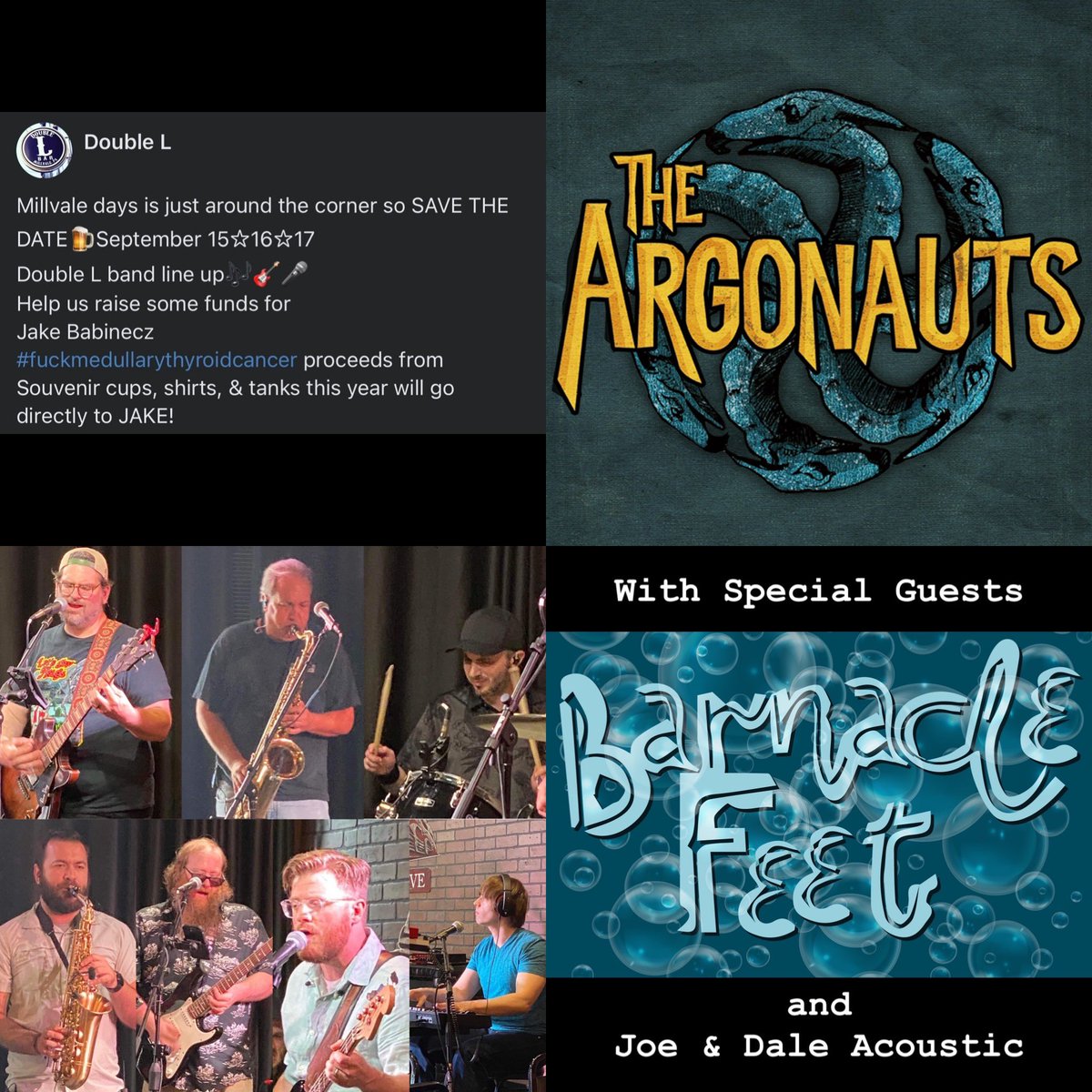 argopgh's tweet photo. Come on over to @thedoublelbar Friday Sept 16 for a Millvale Days celebration! Catch two sets from @argopgh plus performances by @BarnacleFeet and Joe &amp; Dale Acoustic! #pittsburghmusic #millvaledays https://t.co/xA7gP6n8cM https://t.co/PoCVQvYTVX