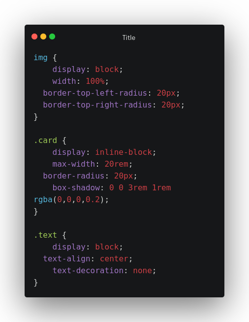NanouuSymeon's tweet photo. To make this amazing card you need only 16 Lines of Code: https://t.co/HBGeMU6twN