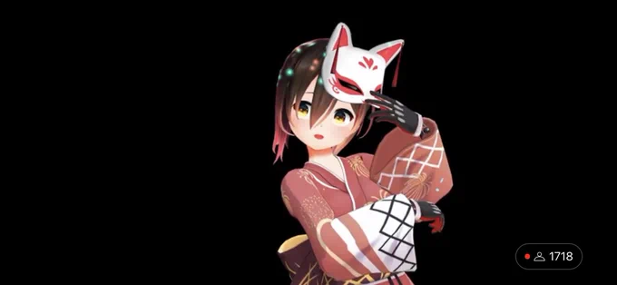 ロボ子さんの頭がエレクトリカルパレードしてる #ロボ子生放送 