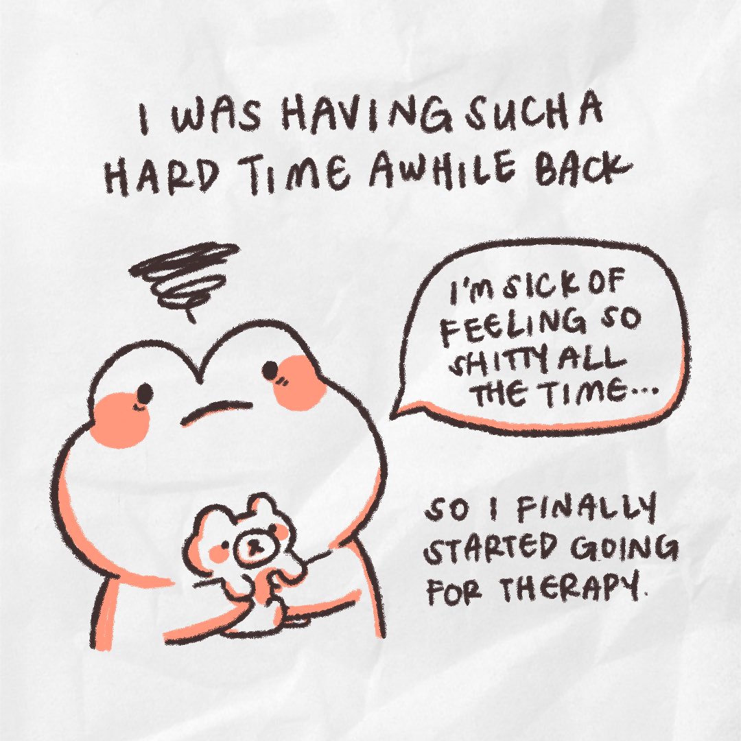 butterbeanren_'s tweet image. on therapy and self-love ♡ (1/2)