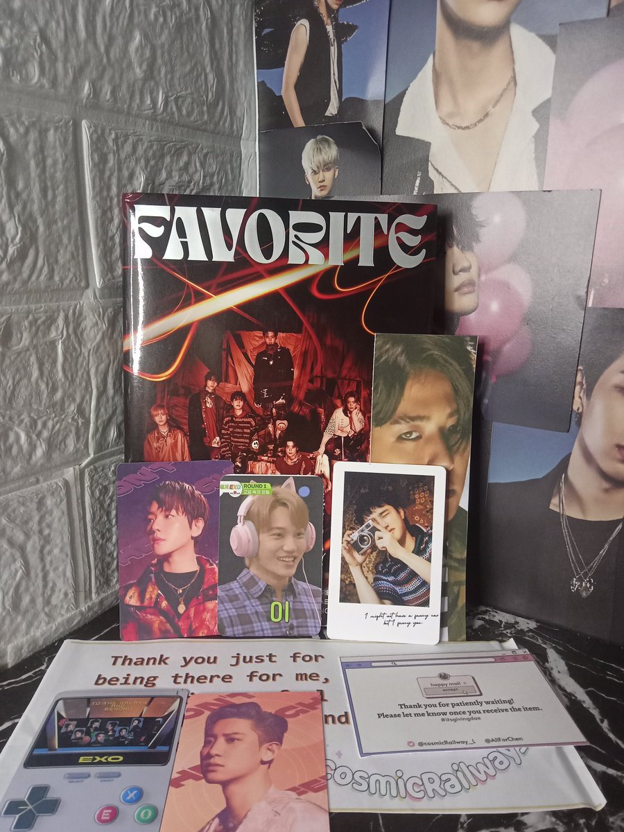eriwonwoo_oos's tweet photo. Sobrang good ang morning pag nasu-surprise🥰 thank you ateee @cosmicRailway_L @AllForChen saktong sakto wala pa kong favorite album, my erizen heart is happy puro exo yung freebies 🤍

#itsgivingdae #Daejoiners https://t.co/qnKLbPD4oI
