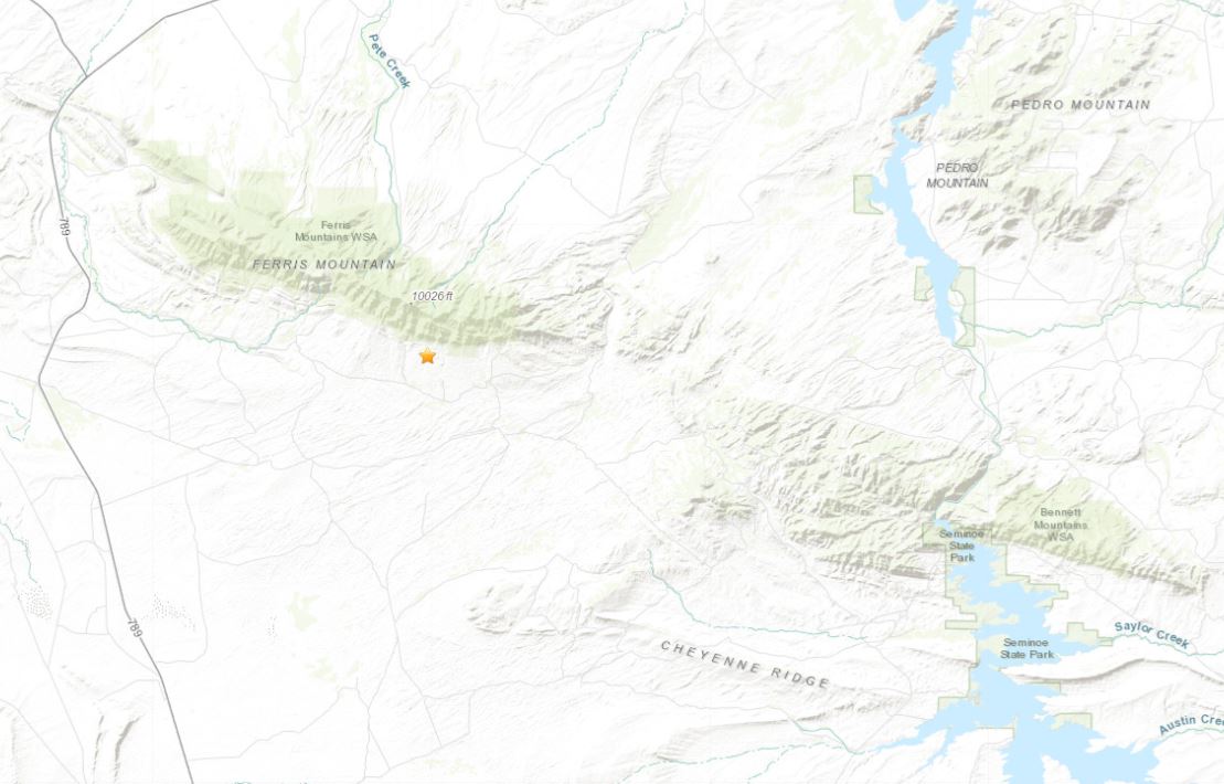 Did you feel it?  M 3.3 - 27 km E of Bairoil, Wyoming. Let us know at
earthquake.usgs.gov/earthquakes/ev…