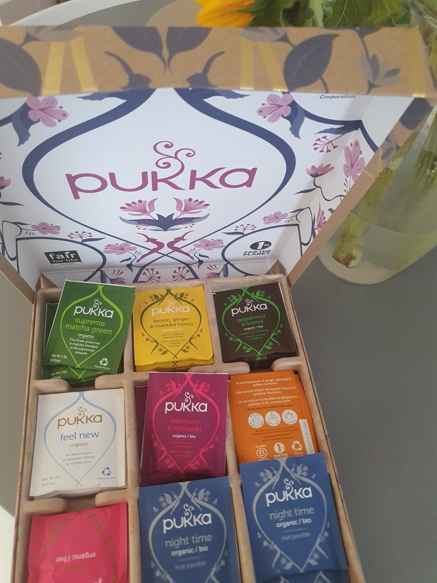 lapoojita's tweet photo. Thank you to my amazing @SalesforceSilv1 & @GemmaMunsey for my birthday present ❤ @pukkaherbs. It's exactly what I need right now.... #quarantea #bestteam https://t.co/ESyO4SNTgx