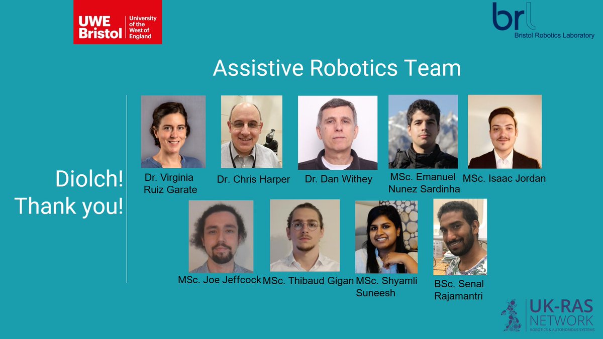 Virginia (@virginia5632) on Twitter photo So glad to have been invited to give my first keynote at #UKRAS22 @AberRoboti
Thanks to the Assistive Robotic Team <a href="/BristolRobotLab/">BristolRoboticsLab</a> <a href="/UWEBristol/">UWE Bristol</a> <a href="/ReachBrl/">REACH</a> for the amazing work developed which I was able to present today. Publications coming....!
#robotsforhuman #assistiverobots So glad to have been invited to give my first keynote at #UKRAS22 @AberRoboti
Thanks to the Assistive Robotic Team <a href="/BristolRobotLab/">BristolRoboticsLab</a> <a href="/UWEBristol/">UWE Bristol</a> <a href="/ReachBrl/">REACH</a> for the amazing work developed which I was able to present today. Publications coming....!
#robotsforhuman #assistiverobots