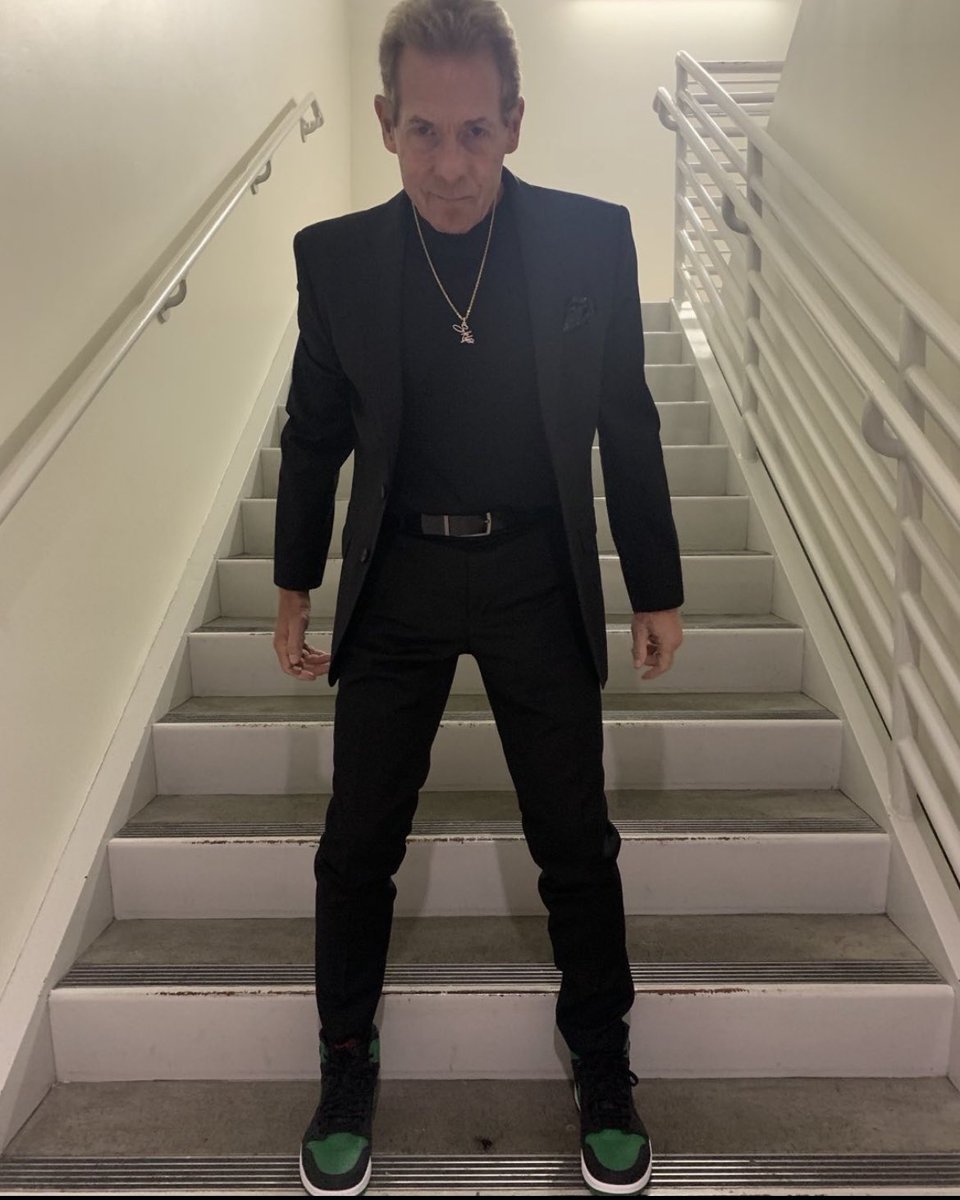 RealSkipBayless's tweet photo. I can’t lose in these shoes. MJ FOREVER. #DripBayless https://t.co/lw4VYcArWO