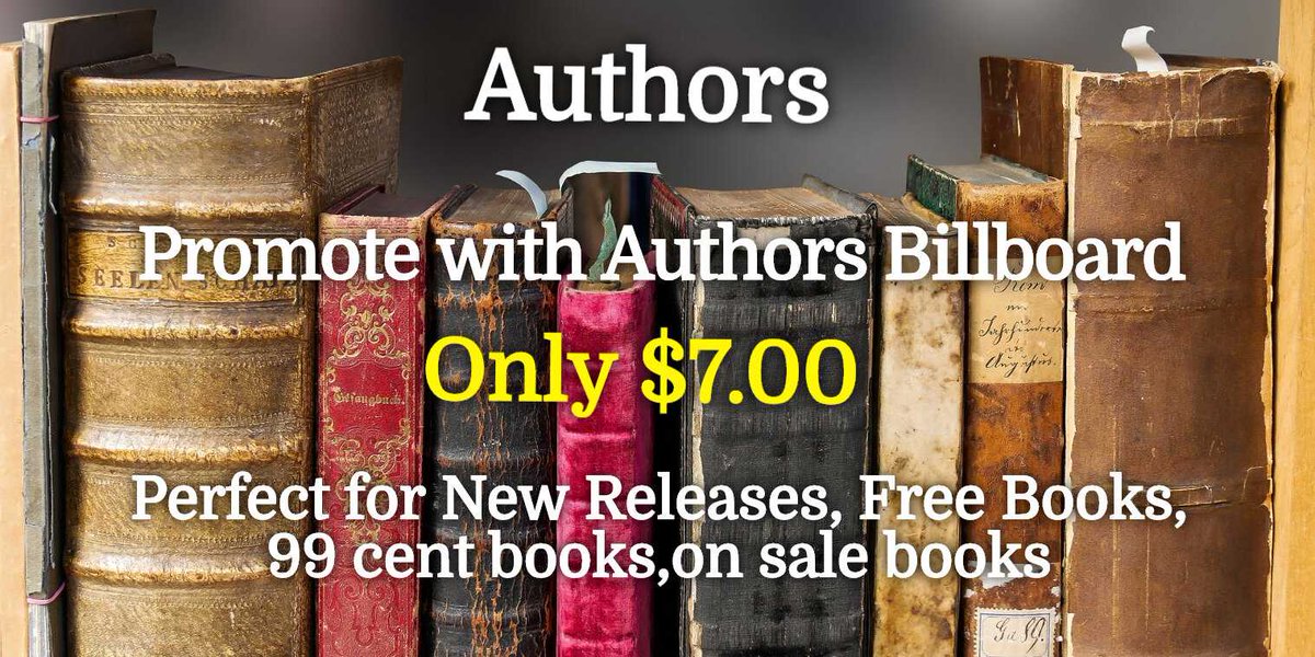 chilloutdani's tweet photo. AUTHORS! NEW LINK Promote with Authors Billboard for only $7!! @Gr8authors New releases have no price restrictions! @MimiBarbour Reviews not required! Promote your books for #FREE or on Sale or #99cents @dani_haviland #mgtab  https://t.co/NWELtTiMXh https://t.co/e6g6teJuqD