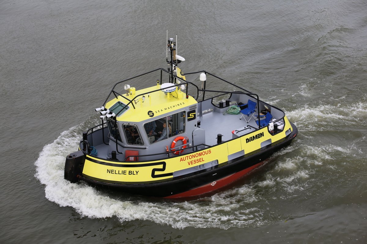 SeaMachines's tweet photo. As we round out a week of news on ABS approvals for the SM300 #autonomysystem aboard the tug the Rachael Allen, we'd like to share an interesting read from World Ports Org on plans to take trials like #TheMachineOdyssey further into commercial development:
https://t.co/5gJGDJSLii https://t.co/GLvTLe8cOD