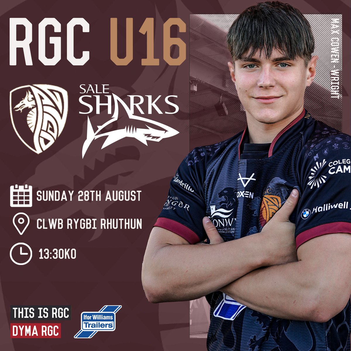 RGCNews's tweet photo. 1️⃣6️⃣s set to face @SaleSharksAcad at @ruthinrugby
Head Coach Mike Stubbs gives his thoughts on the website 
https://t.co/JdDB4yTWlz https://t.co/daaFpV5NM9