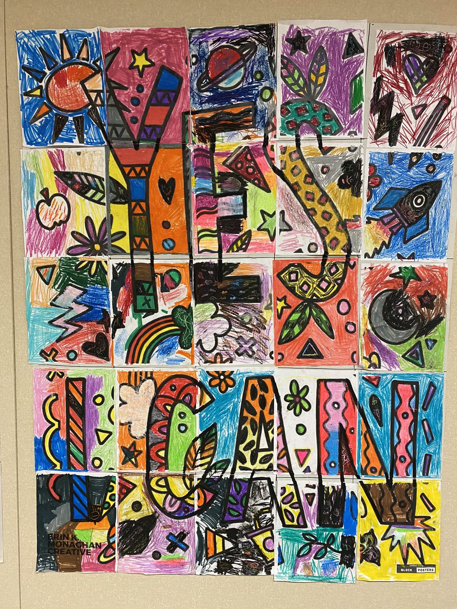 Positive vibes through art <a href="/BriarGlenSchool/">Briar Glen School</a>. Happy Friday!