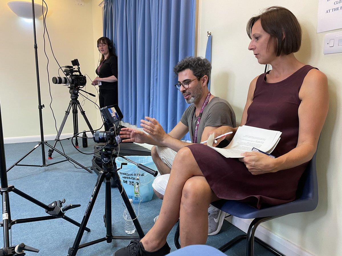Rachel_Hiller1's tweet photo. VERY exciting day! Filming our therapist video resources to support delivering cognitive therapy for #PTSD to children and young people. Will be freely available from October. #cbtworks 

@Peninsula_ARC @ARC_West @arc_nt @UCLPALS @AFNCCF https://t.co/i8HR8BUpwB