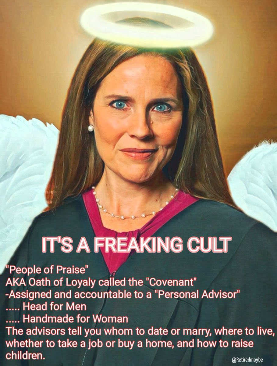 IntegrityCompa1's tweet image. Out of touch, perverted fundamentalist Christian extremist, cult member Amy Coney Barrett should never have been seated on SCOTUS &amp;amp; must be removed. Her perjury was added insult &amp;amp; further exemplifies how unequivocally unqualified &amp;amp; inappropriate she is for SCOTUS #RemoveBarrett