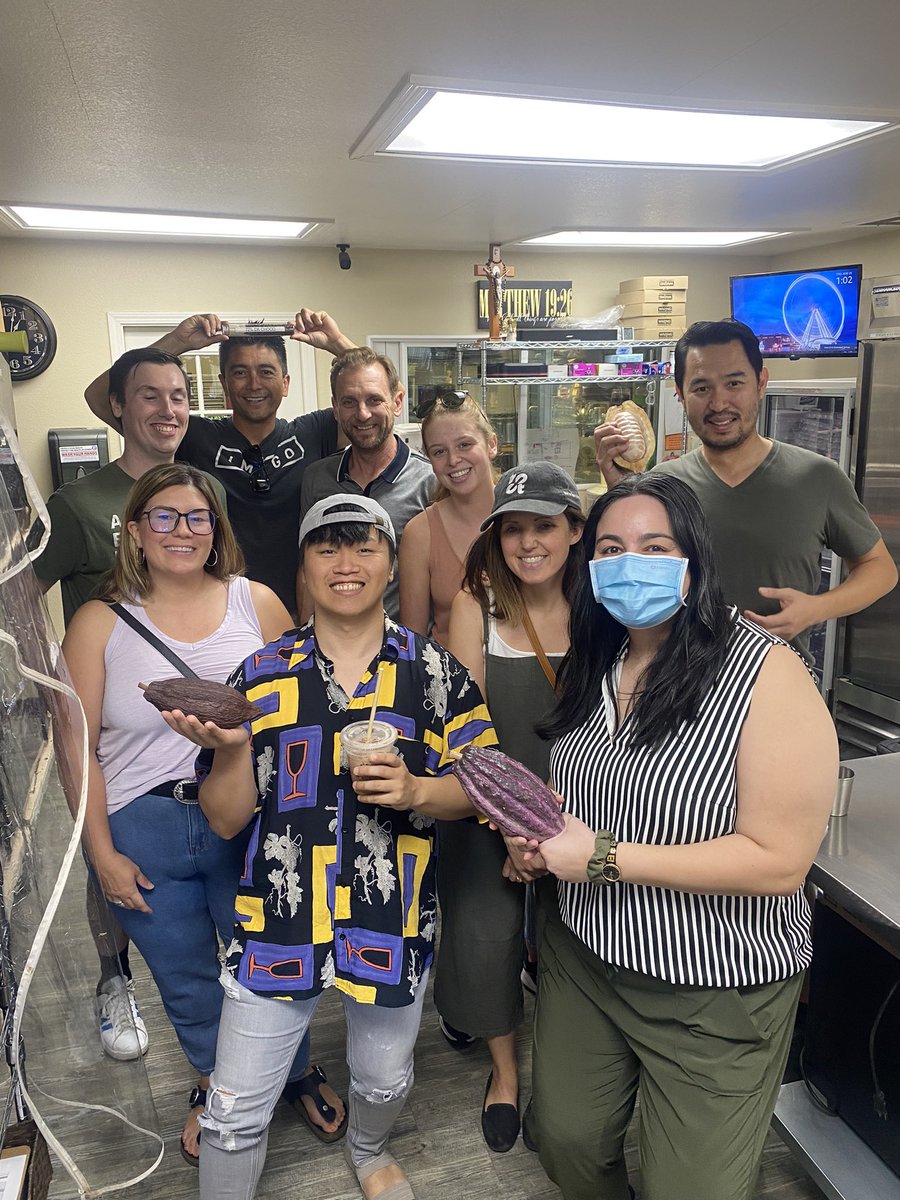 What’s a cocoa bean nib? What’s the minimum % of chocolate needed to be considered a chocolate candy😬?Yohanes Makmur, founder of <a href="/raphiochocolate/">Raphio Chocolate</a> and <a href="/FresnoStateAlum/">Fresno State Alumni</a> taught <a href="/weareimago/">IMAGO</a> and more during a tour and tasting.  We recommend. Your mouth will thank you!  🍫