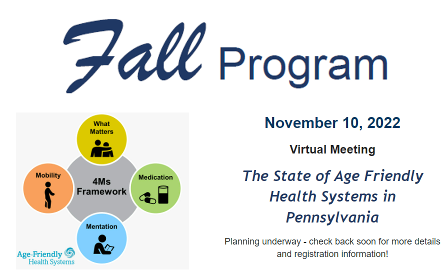 Save the Date for our Fall Program! November 10, 2022
And stay tuned for more details 👉 pagswd.org/sys/website/?p…
#PAGSWD #Geriatrics 
<a href="/rollin68/">Rollin M. Wright</a> <a href="/ChristineHerbMD/">Christine Herb, MD</a> <a href="/MohanElizabeth/">E Mohan</a>