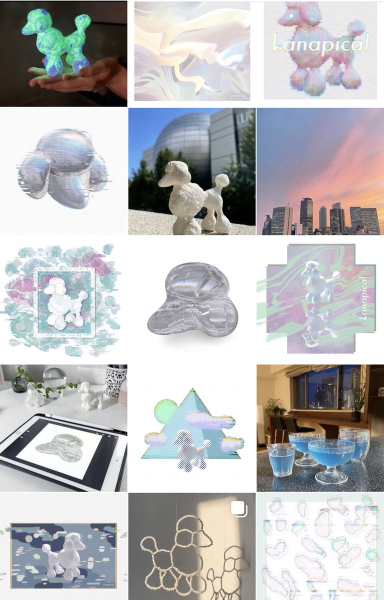 Lanapical's tweet photo. Recent poodle life🐩☁️
(I'm back😚)
#NFTs https://t.co/6tJadOvqPi