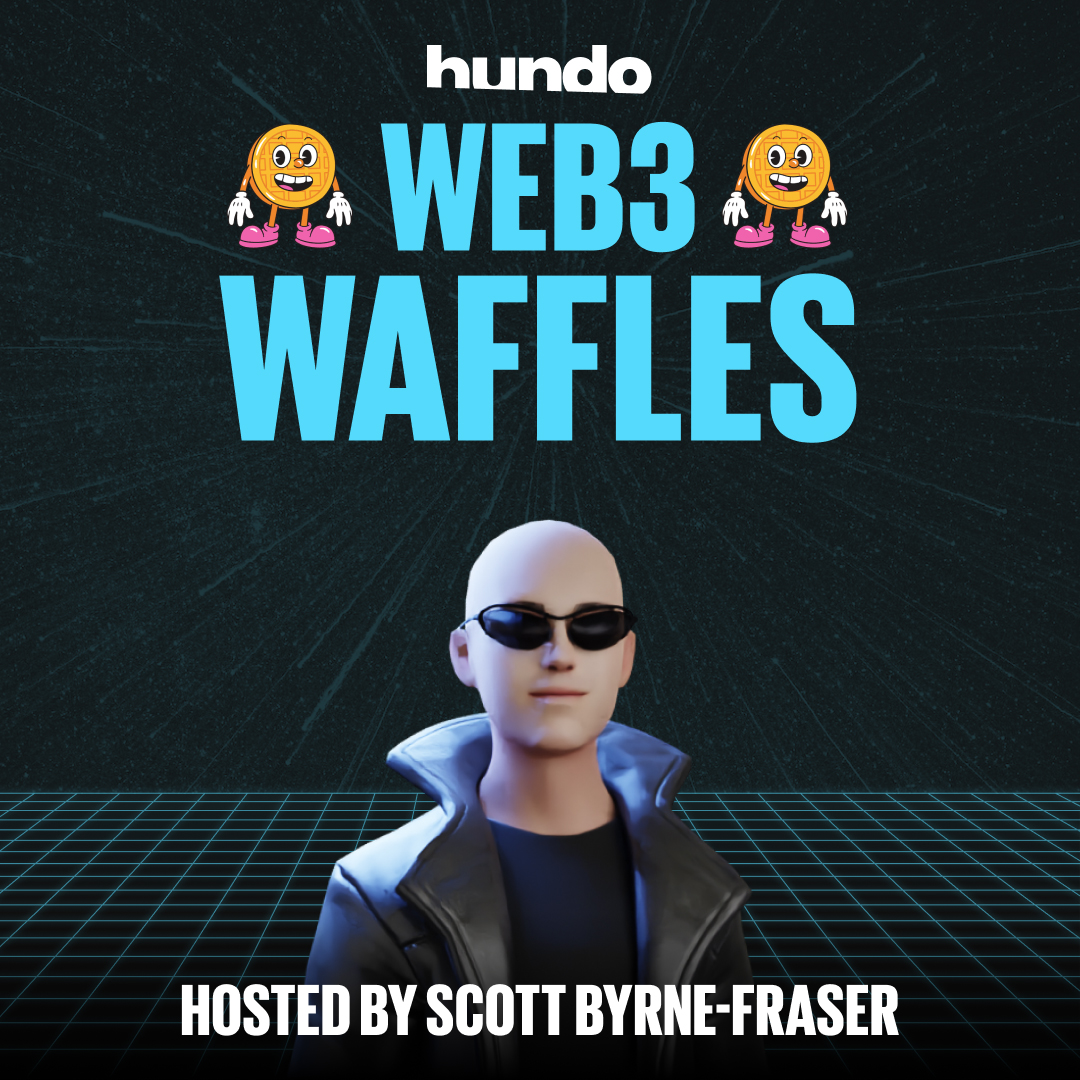 hundo_xyz's tweet photo. Web3 Waffles is a podcast where we waffle about all things web3. hundo’s technical Co-Founder and podcast host, @SByrneFraser will be sitting down with the coolest people in this space, so make sure you follow us🚀

https://t.co/75eKxaeUGU

#podcast #metaverse #web3 #futureofwork https://t.co/OgI6yo0brD