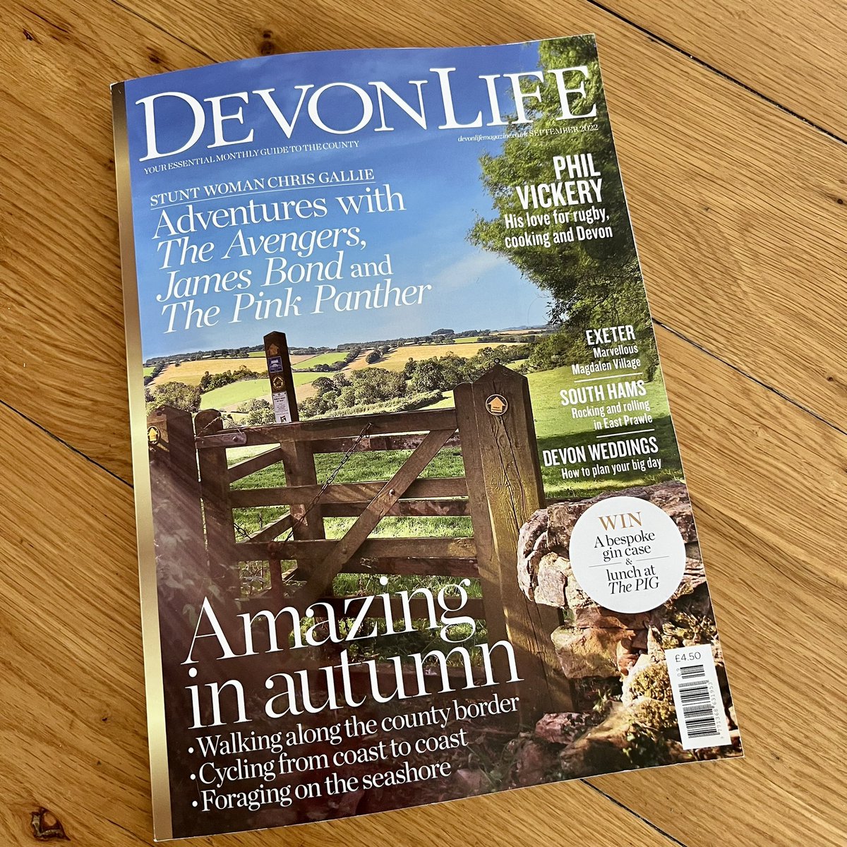 Very very excited to see myself in Devon Life this month - lovely article about the upcoming Devon Open Studios #devonartist