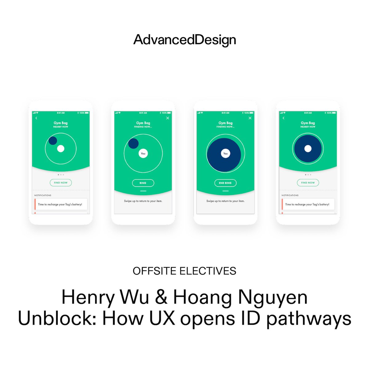 advdes_'s tweet photo. Unblock: How UX opens ID Pathways taught by Henry Wu &amp; Hoang Nguyen. You’re signing up to this course if you’re interested in learning how UX plays larger role in Industrial Design. This added knowledge can make you a valuable asset, and help you evolve into a versatile designer. https://t.co/tURLhkV9UU