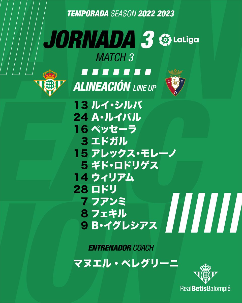 Tweets With Replies By レアル ベティス バロンピエ Realbetis Jp Twitter