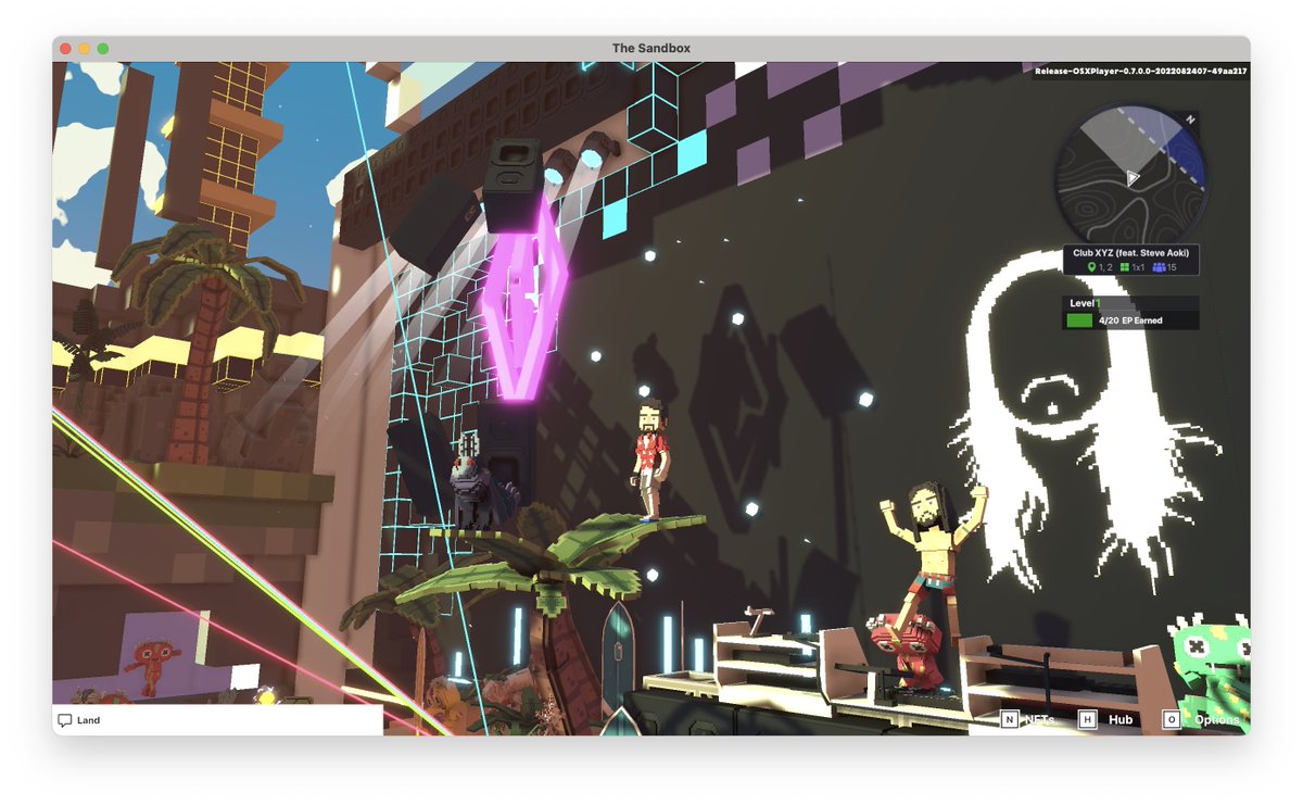 markopalyaa's tweet photo. @TheSandboxGame @steveaoki I just participated in the #SandboxAlphaS3Giveaway for a chance to win 500 SAND! On stage with Steve Aoki, check out my screenshot below!
👇 https://t.co/jByMgyYwRn
