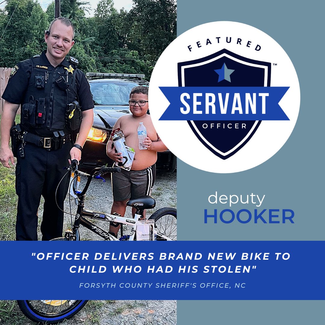 lhlnetwork's tweet photo. This week, we are featuring Deputy Hooker from Forsyth County Sheriff's Office, NC.
Go to (https://t.co/cvetp0Y1b4) to read the full story!
#ServantOfficer. #LawEnforcement. #Cops. #CopsAreGood. #GoodCopStories. #Police. #PoliceOfficer. #LHLN. #LHLNetwork. https://t.co/GAFPye4aQg
